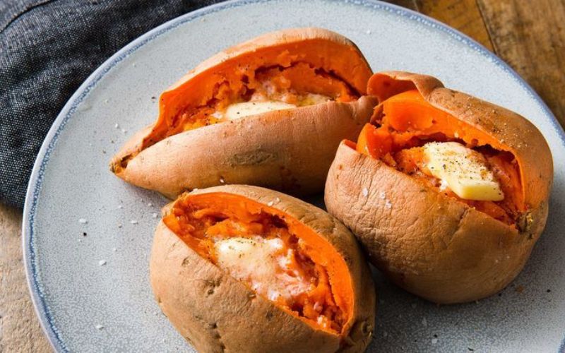 How to Steam Sweet Potatoes in the Microwave
